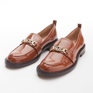 Sam Edelman Christy Flat loafer in Burnt Caramel